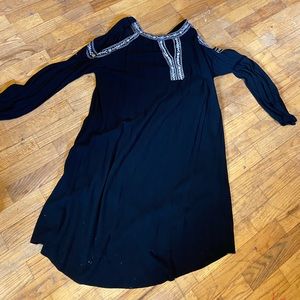 Black long sleeve tunic